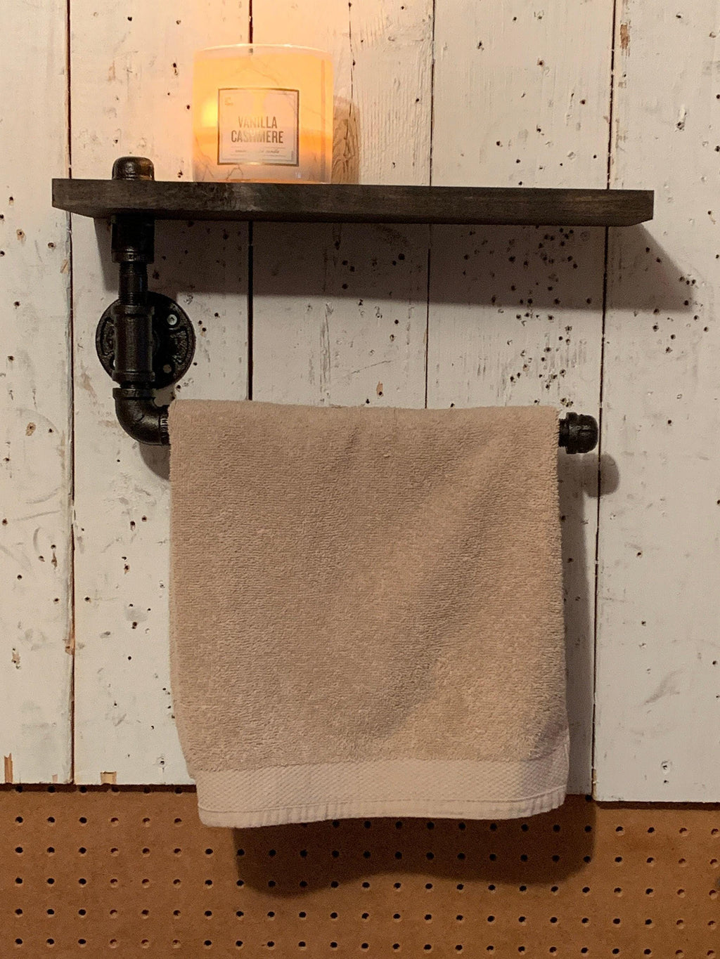 Industrial design towel holder