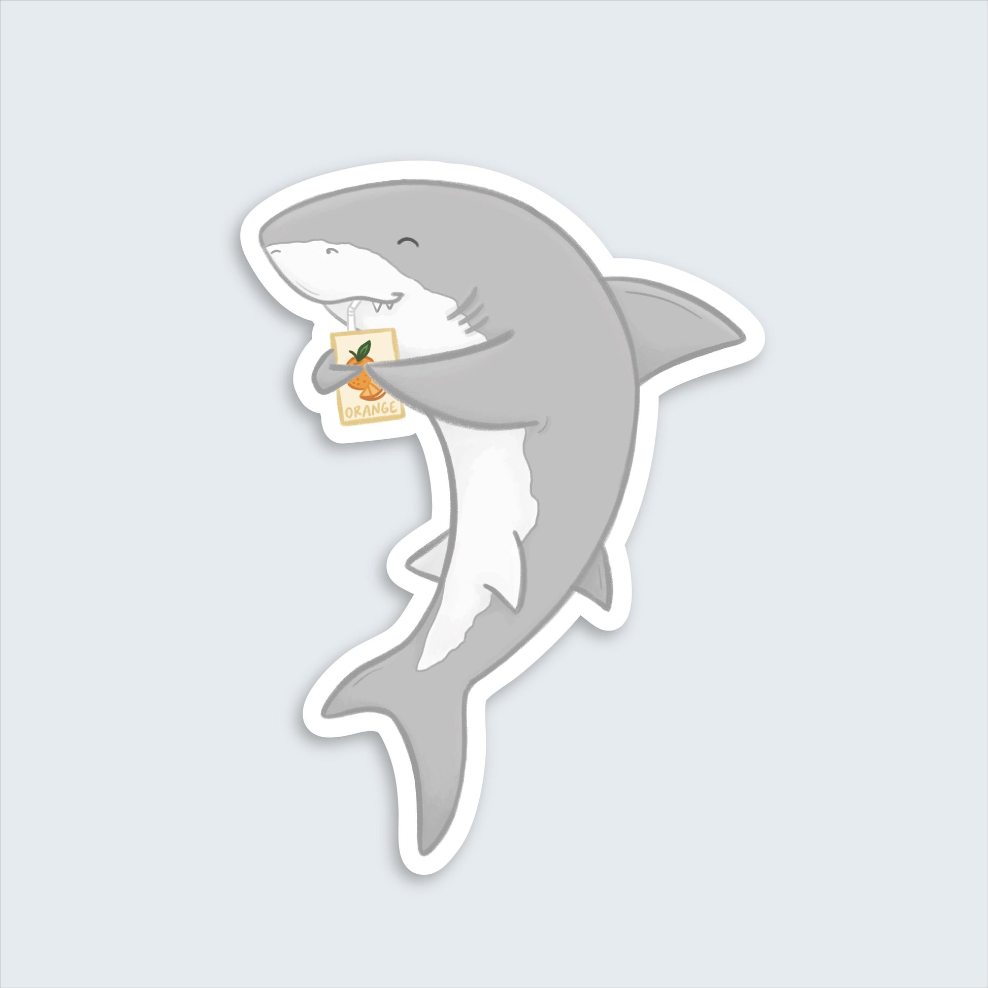 Cute Shark Sticker | Animal Sticker | Shark Lover Gift | Ocean Sticker