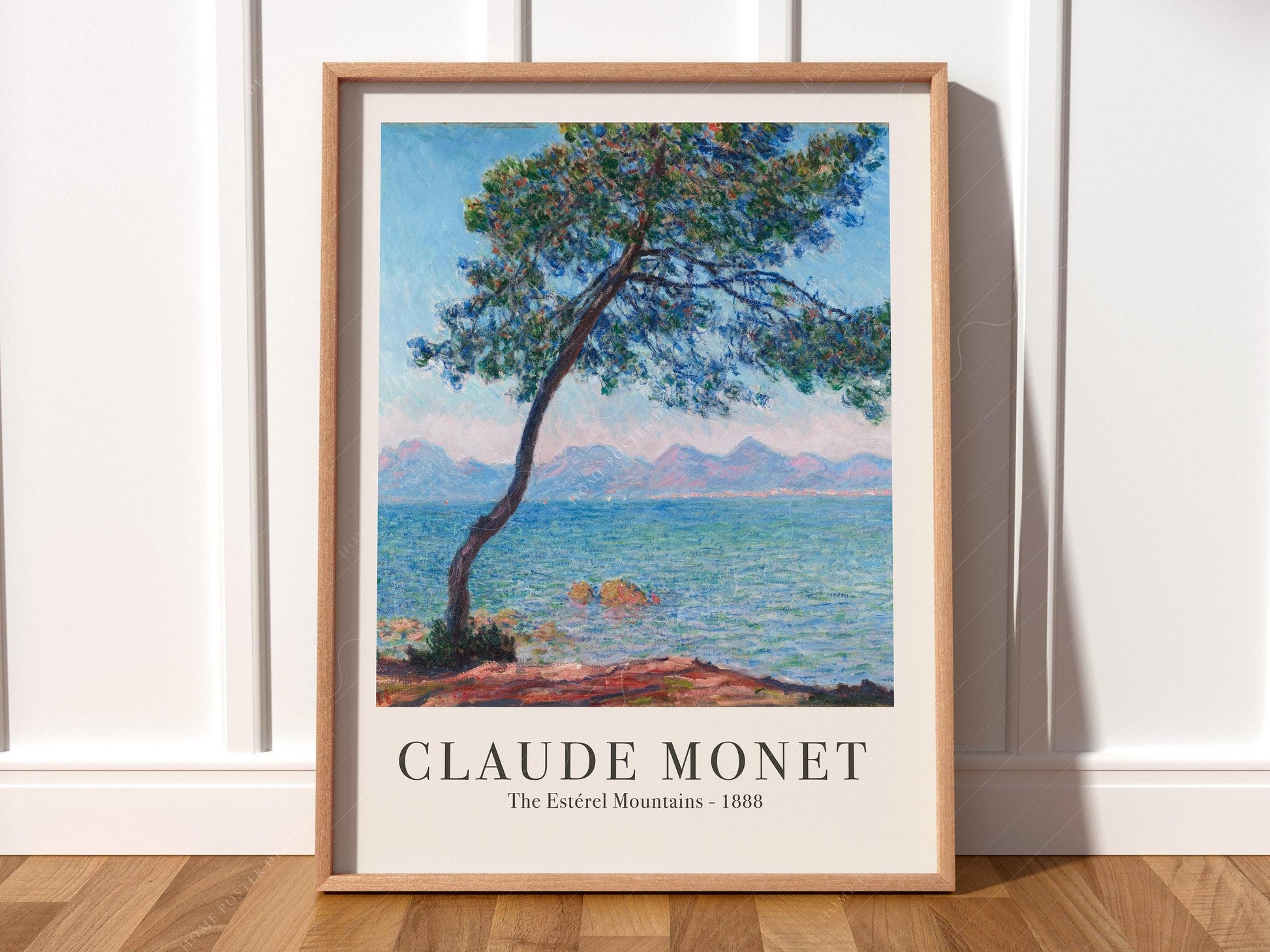 Claude Monet The Estérel Mountains Art Print – French Riviera Wall Art
