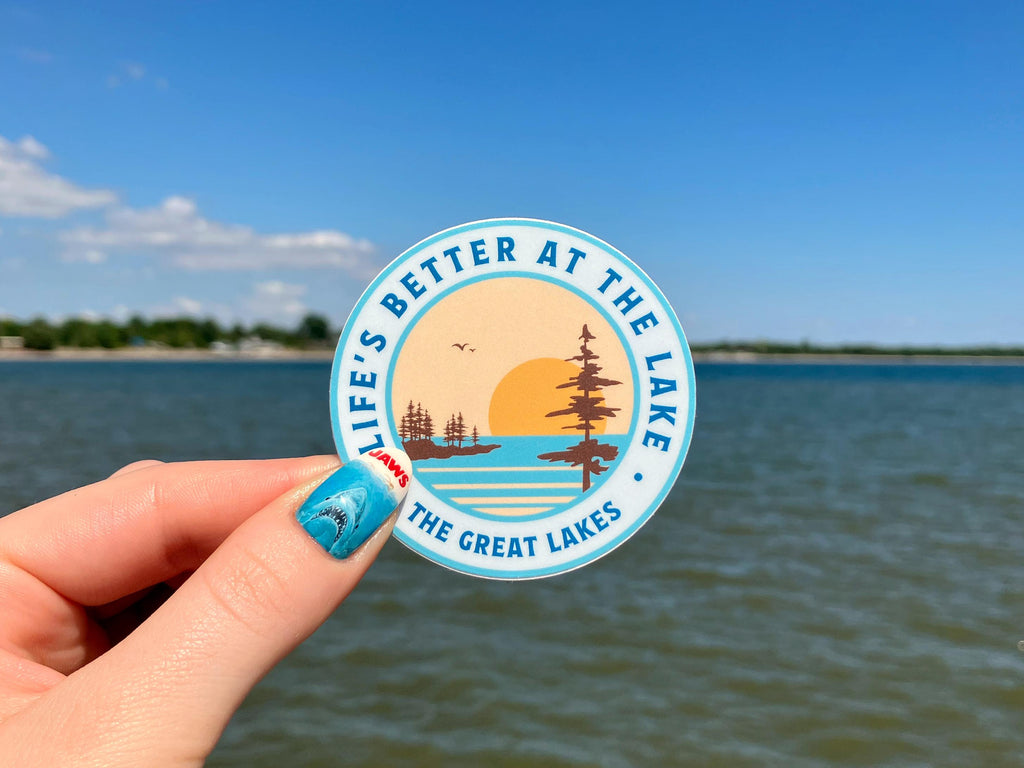Great Lakes Sticker | Beach Sticker | Gift for Beach Lovers