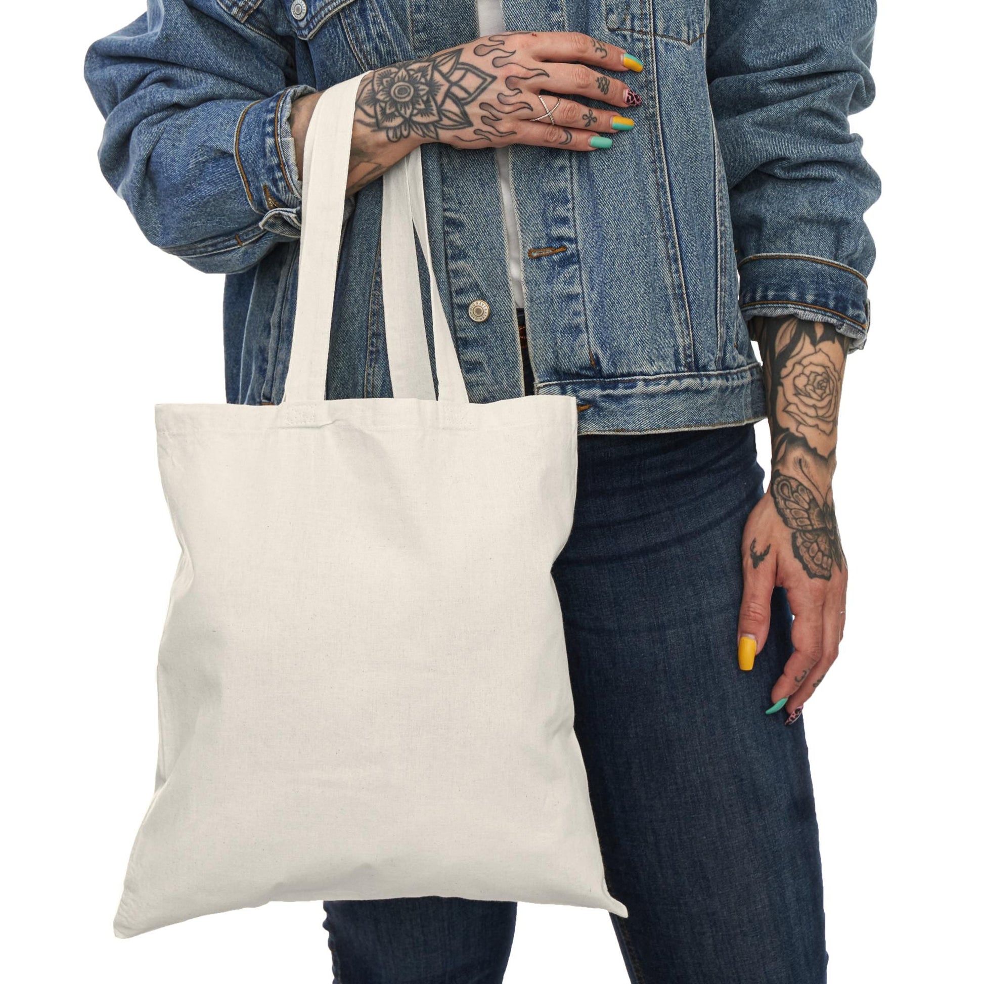 Tikkun Olam Jewish Tote Bag – Abstract Squiggle Art, Eco-Friendly Cotton