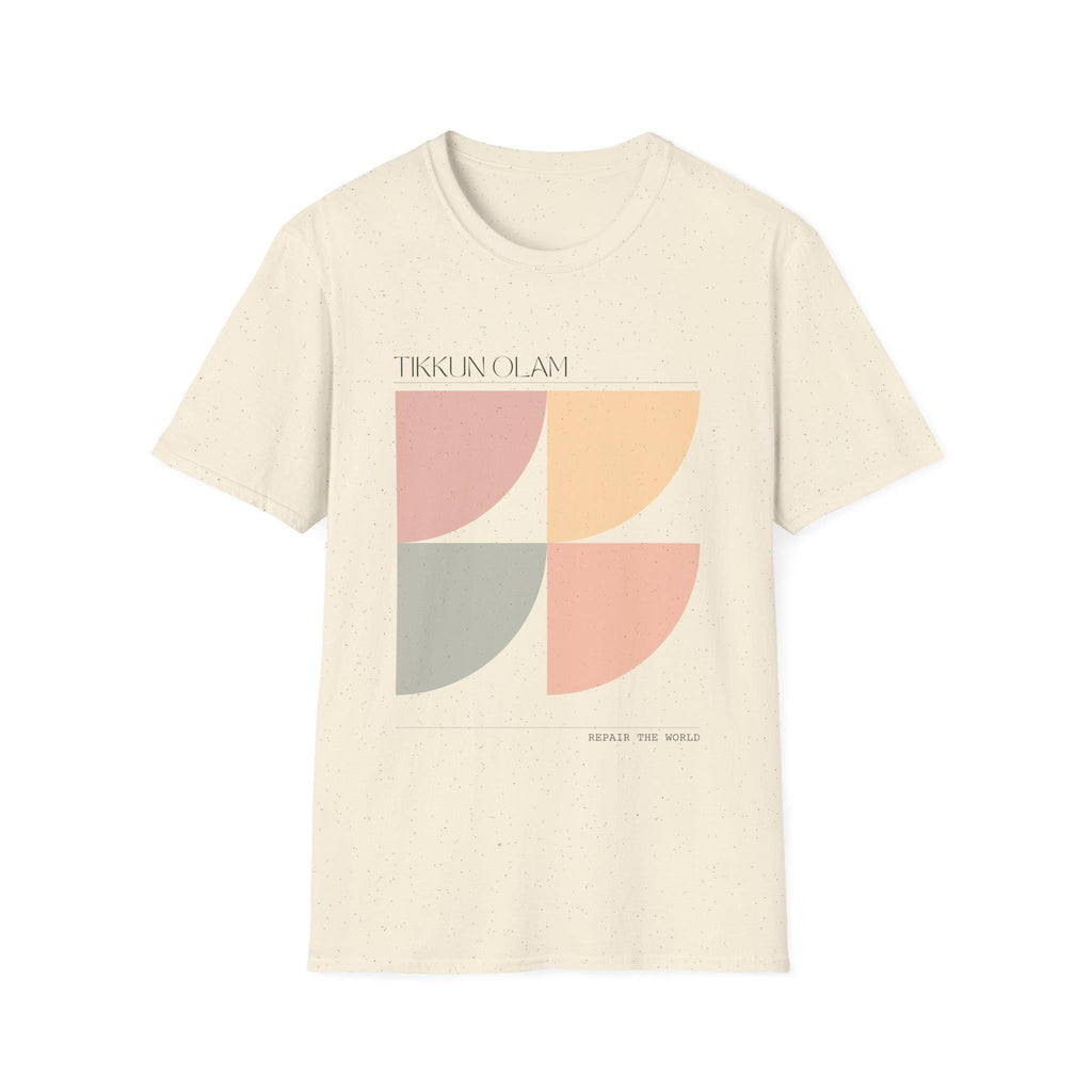 Tikkun Olam Graphic T-Shirt | Abstract Geometric Jewish Tee