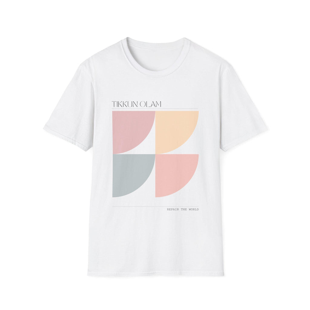 Tikkun Olam Graphic T-Shirt | Abstract Geometric Jewish Tee