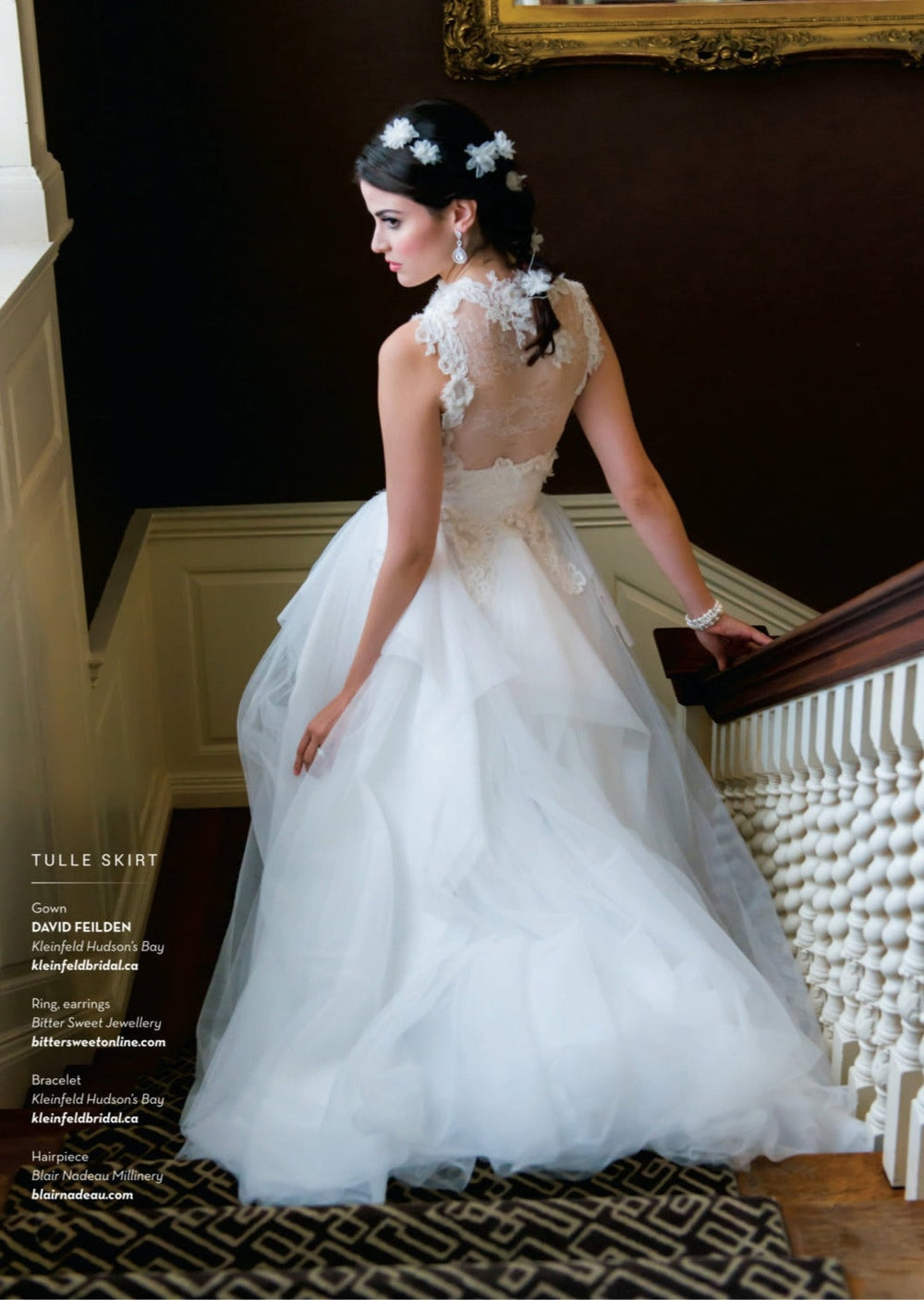 ARIEL Silk Flower Bridal Hair Vine