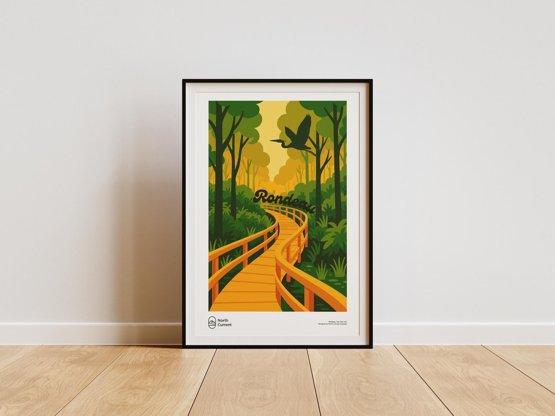 Rondeau Park Poster: Vintage-Style Ontario Travel Print