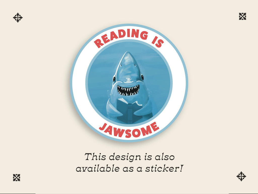 Shark Bookmark | Ocean Marinelife Bookmark | Bookclub Gift | Great White Shark Bookmark | Shark Week
