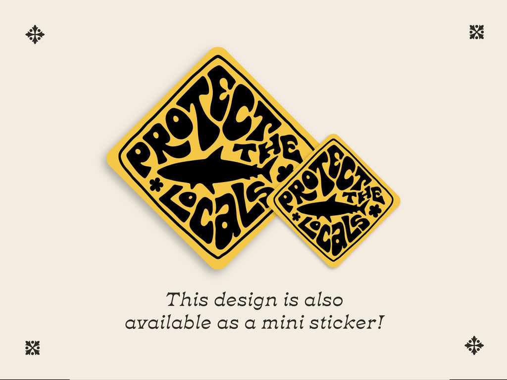 Shark Sticker | Save the Sharks Vinyl Decal | Gift for Ocean Lovers | Shark Week