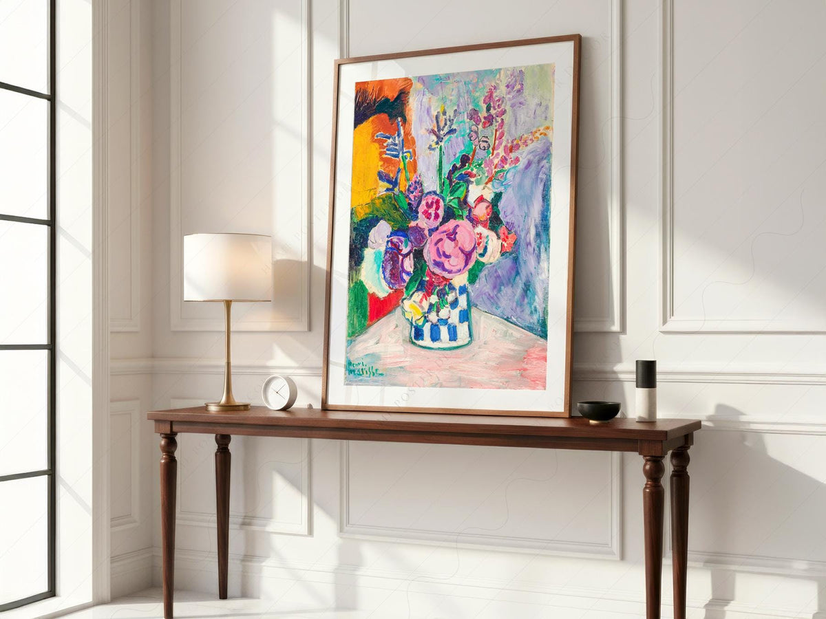 Henri Matisse Les Pivoines Art Print – Colorful Floral Wall Decor