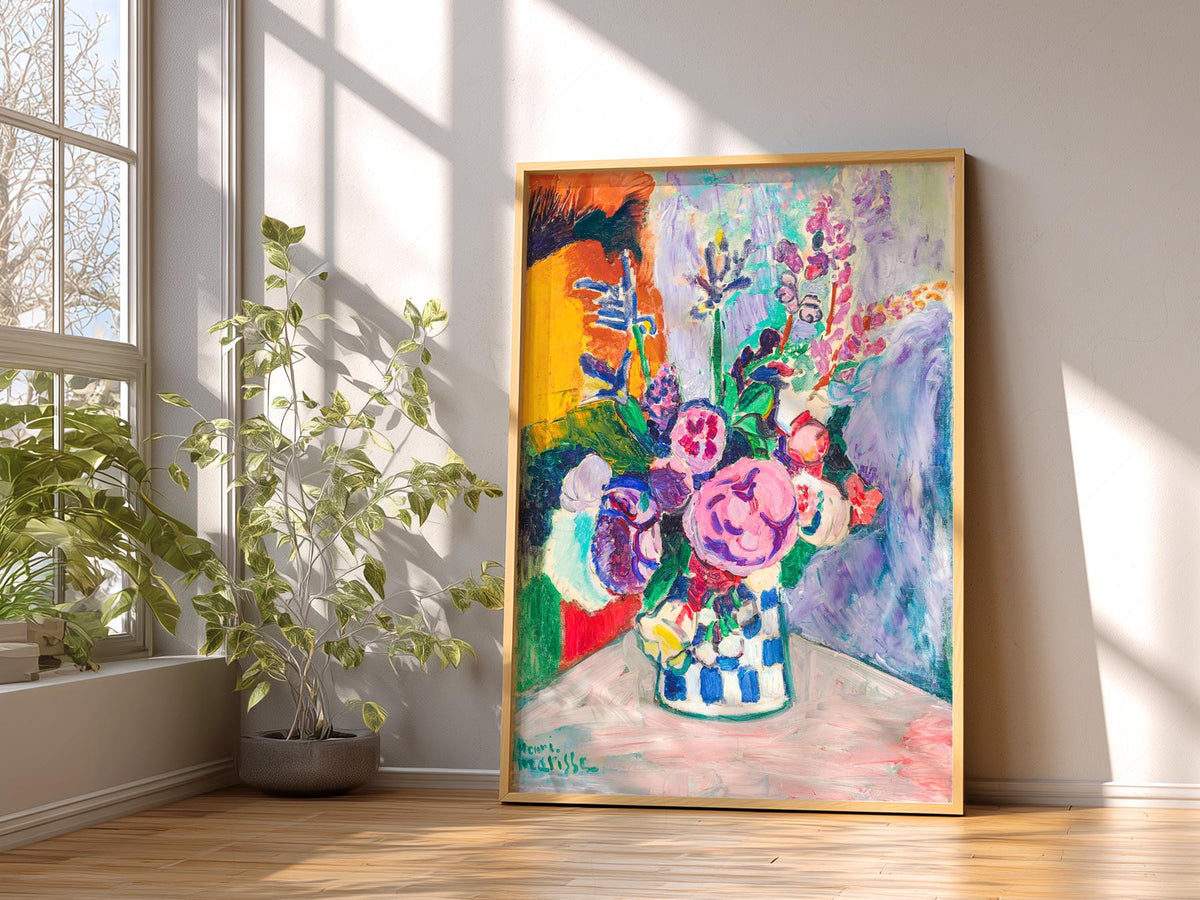 Henri Matisse Les Pivoines Art Print – Colorful Floral Wall Decor