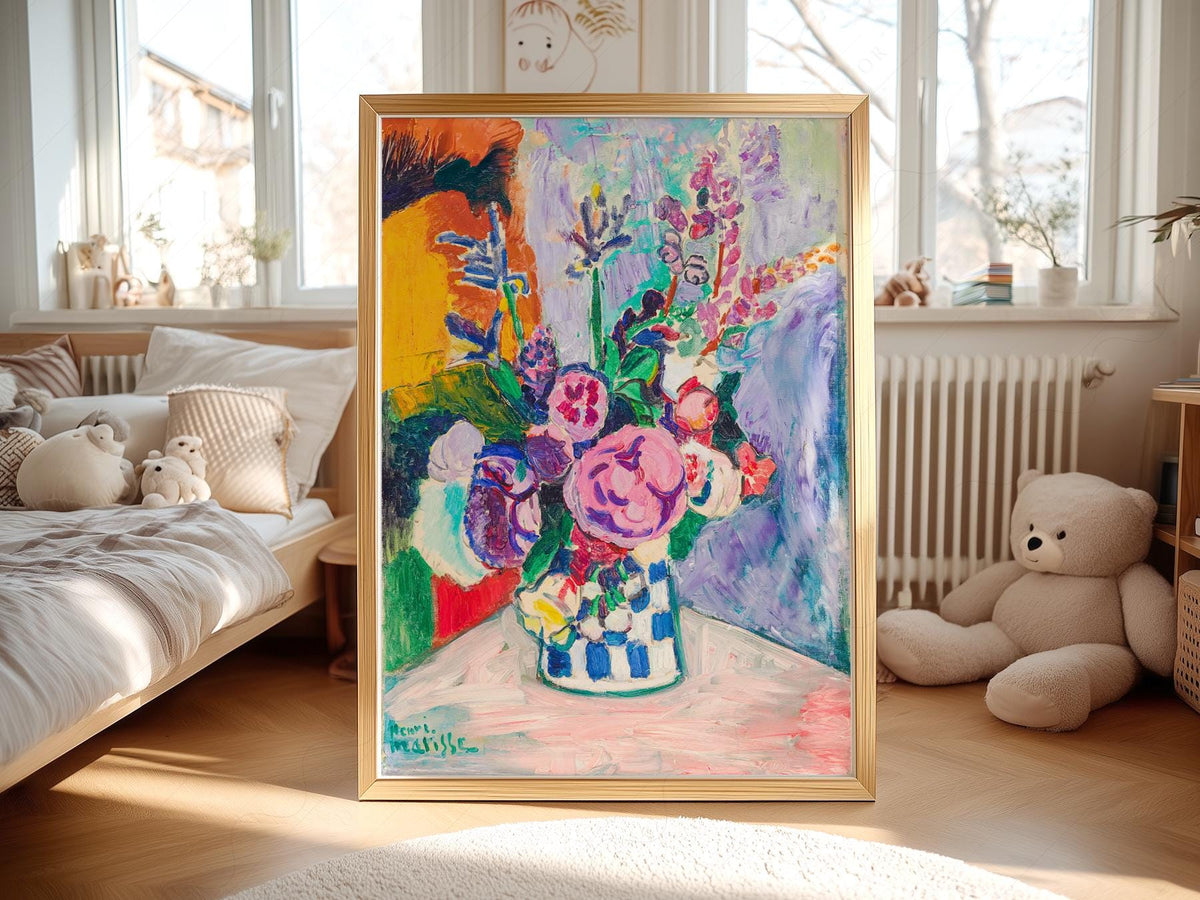 Henri Matisse Les Pivoines Art Print – Colorful Floral Wall Decor