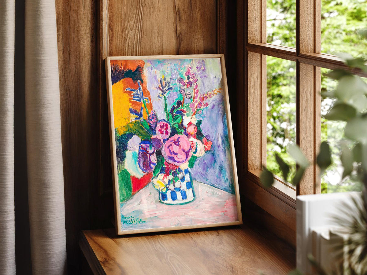Henri Matisse Les Pivoines Art Print – Colorful Floral Wall Decor
