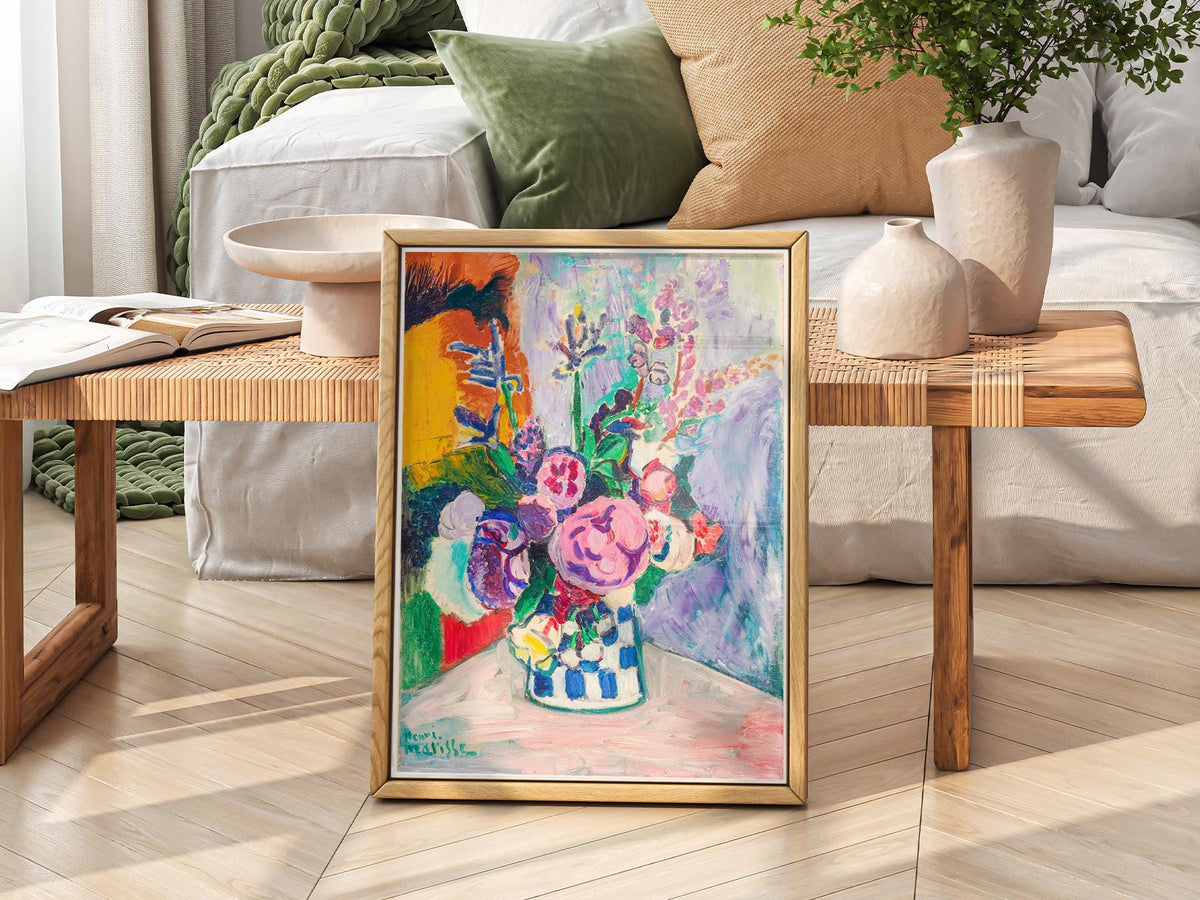 Henri Matisse Les Pivoines Art Print – Colorful Floral Wall Decor