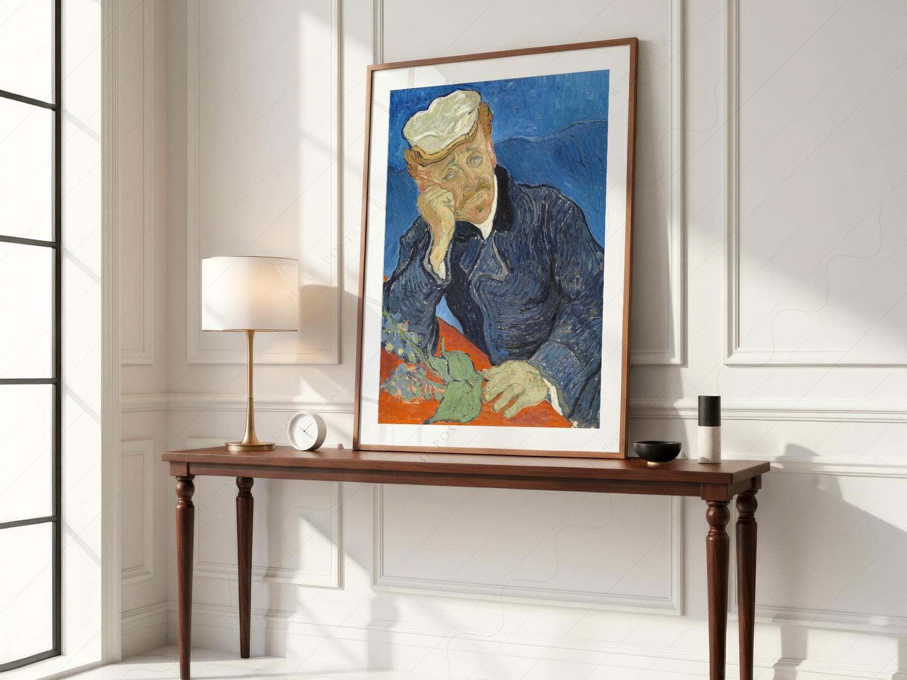 Vincent Van Gogh Portrait of Dr. Gachet Print – Famous Painting Wall Art