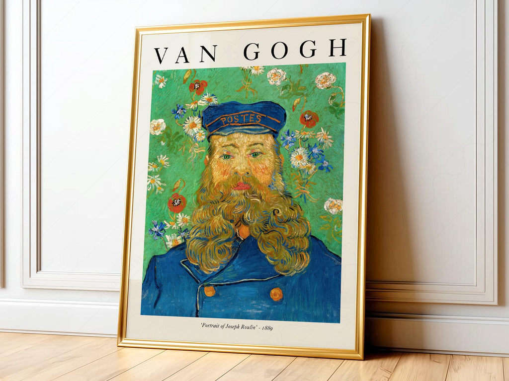 Van Gogh Portrait of Joseph Roulin Art Print – Famous Painting Wall Decor