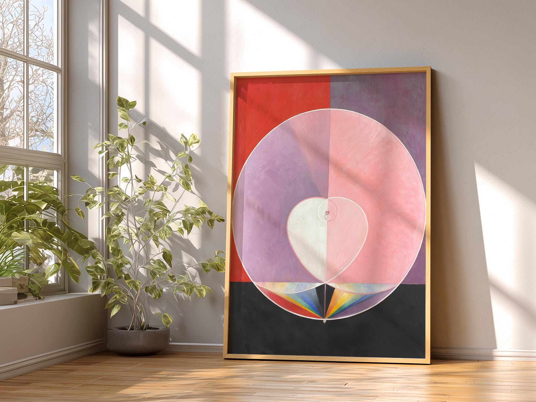 Hilma af Klint Doves No. 2 Art Print – Abstract Spiritual Wall Art