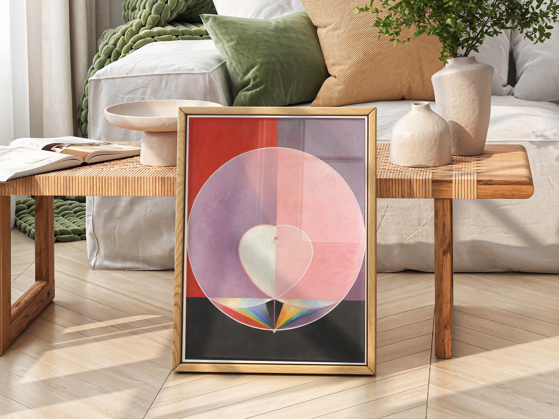 Hilma af Klint Doves No. 2 Art Print – Abstract Spiritual Wall Art