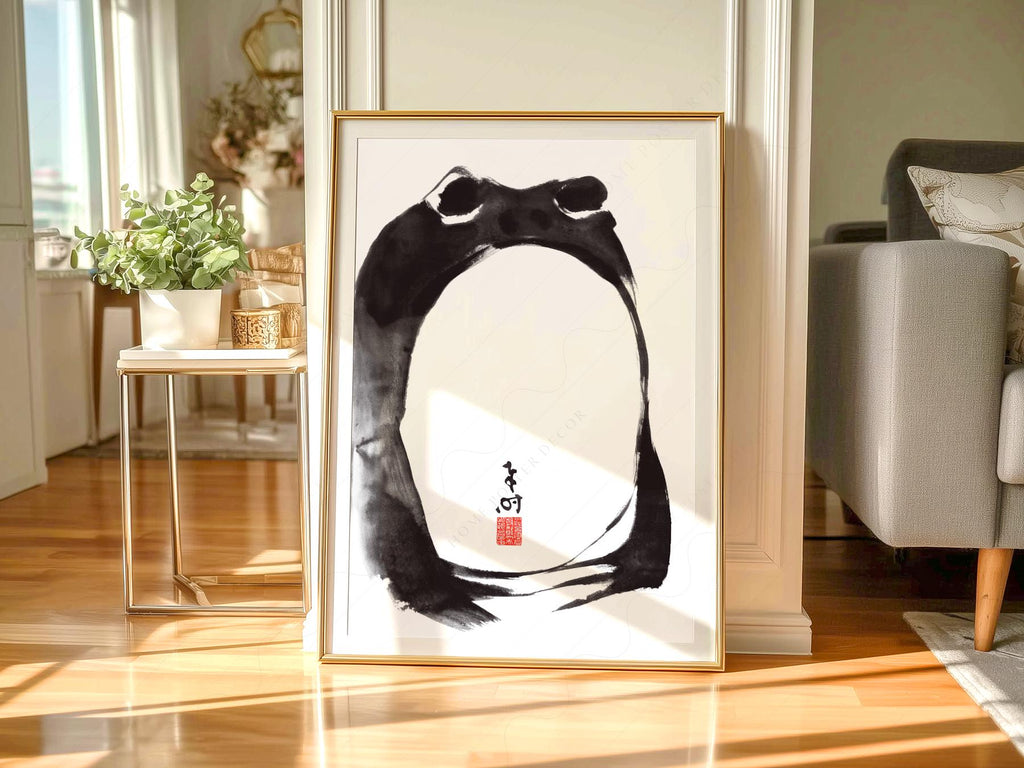 Matsumoto Hoji Frog Print – Japanese Ukiyo-e Wall Art Poster