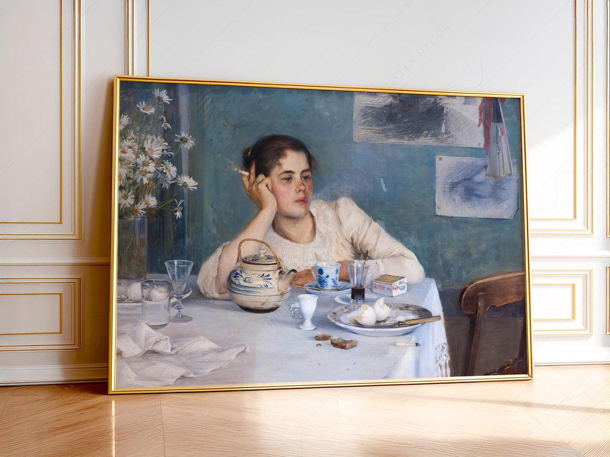 After Breakfast Art Print, Elin Danielson-Gambogi – Vintage Portrait