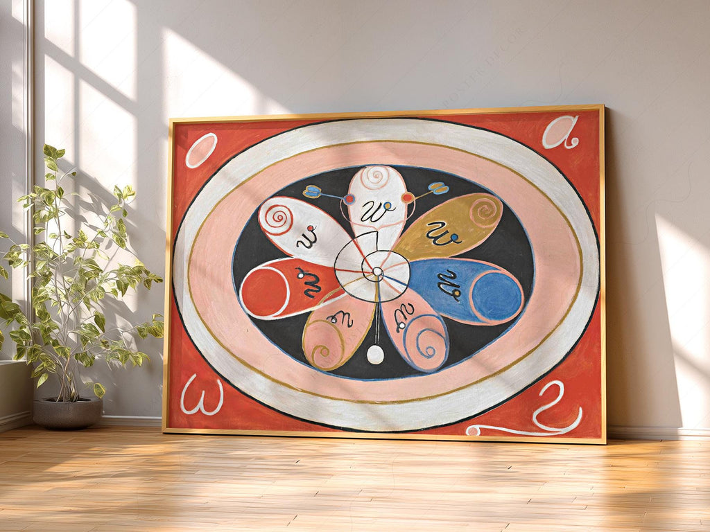 Hilma af Klint Evolution No. 15 Art Print – Abstract Spiritual Wall Art