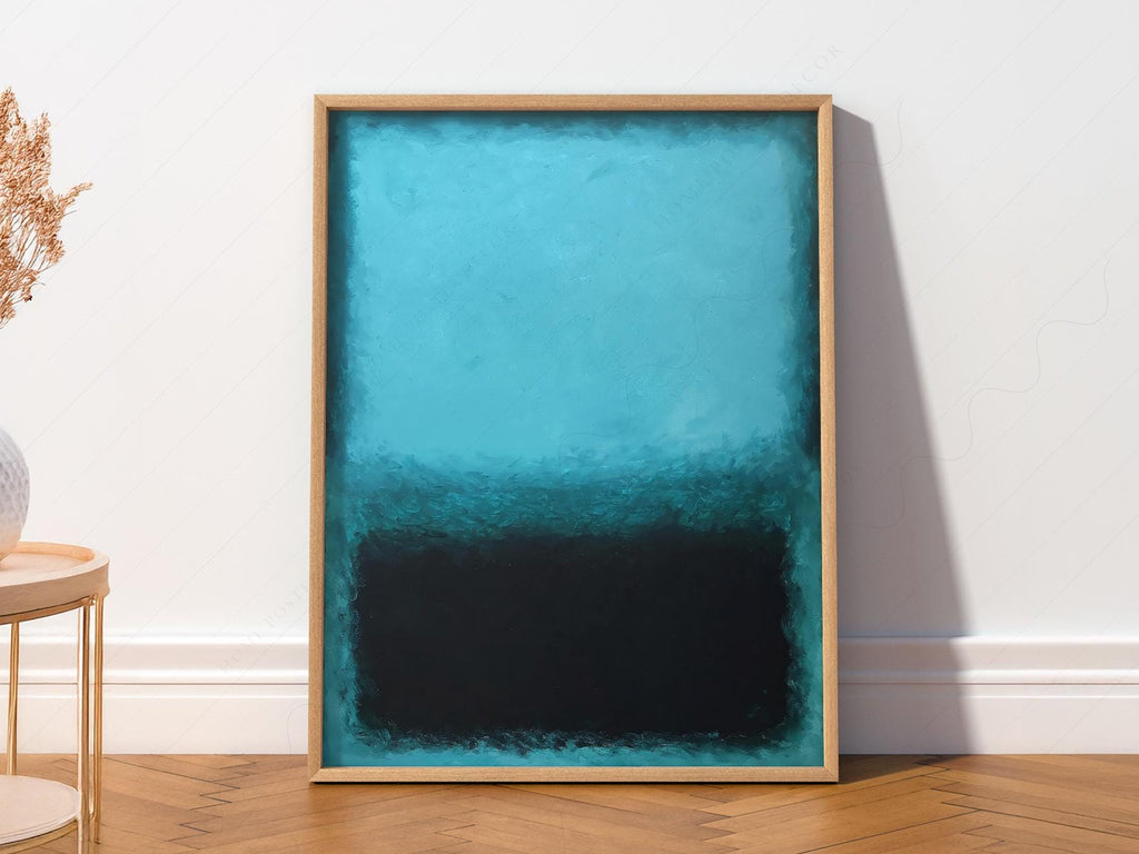 Mark Rothko Blue Abstract Art Print – Modern Minimalist Wall Decor