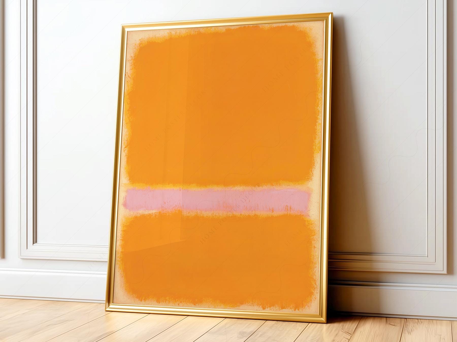 Mark Rothko Orange Yellow Art Print – Abstract Minimalist Wall Decor