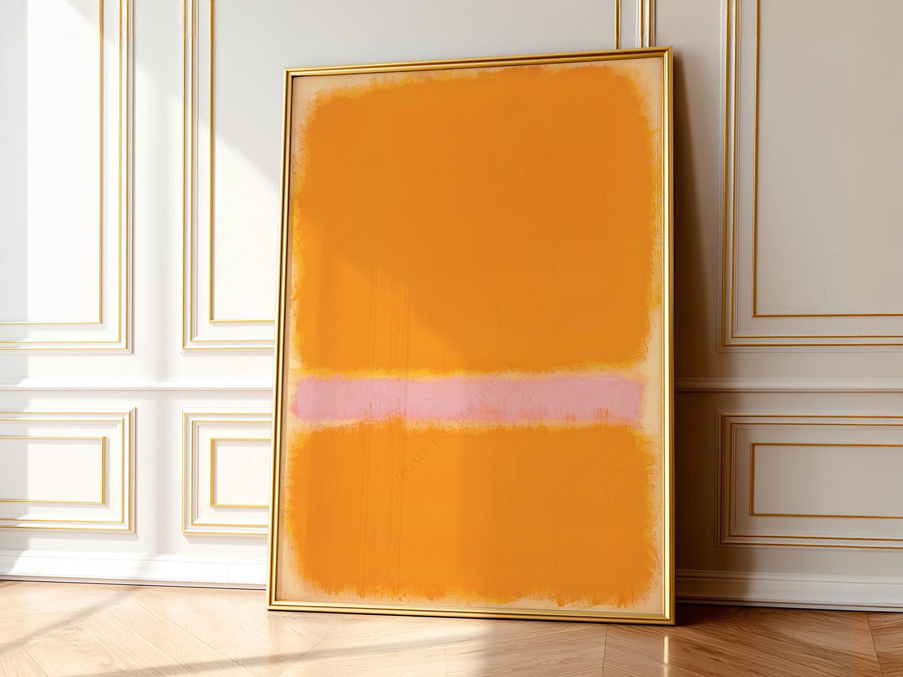 Mark Rothko Orange Yellow Art Print – Abstract Minimalist Wall Decor