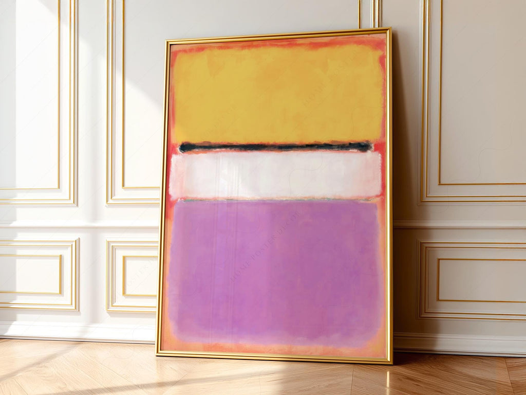Mark Rothko White Center Art Print – Abstract Expressionist Wall Decor