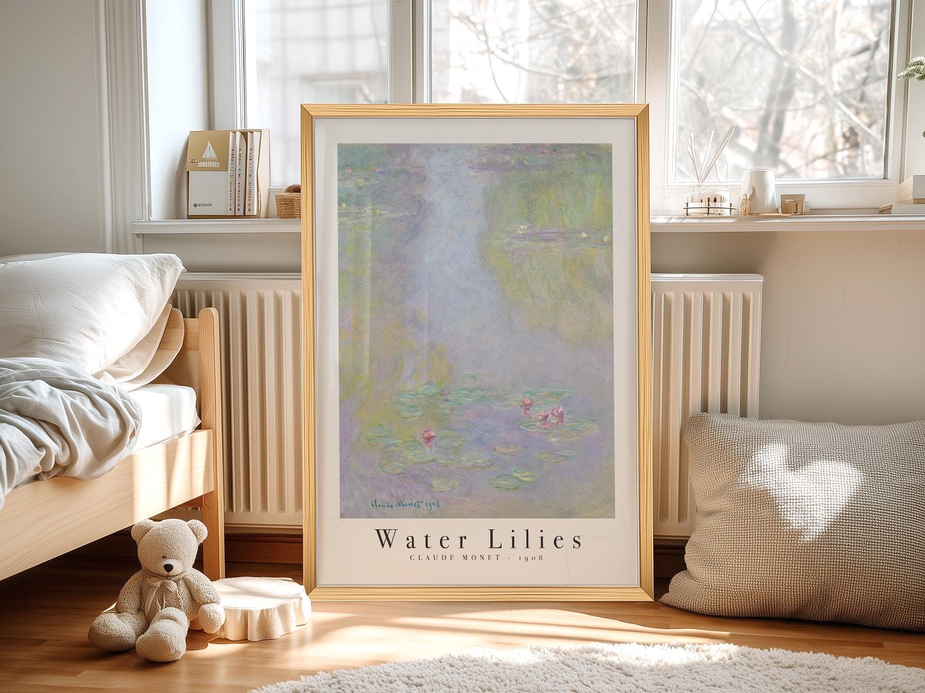 Claude Monet Water Lilies 1908 Art Print – Classic Wall Decor Poster