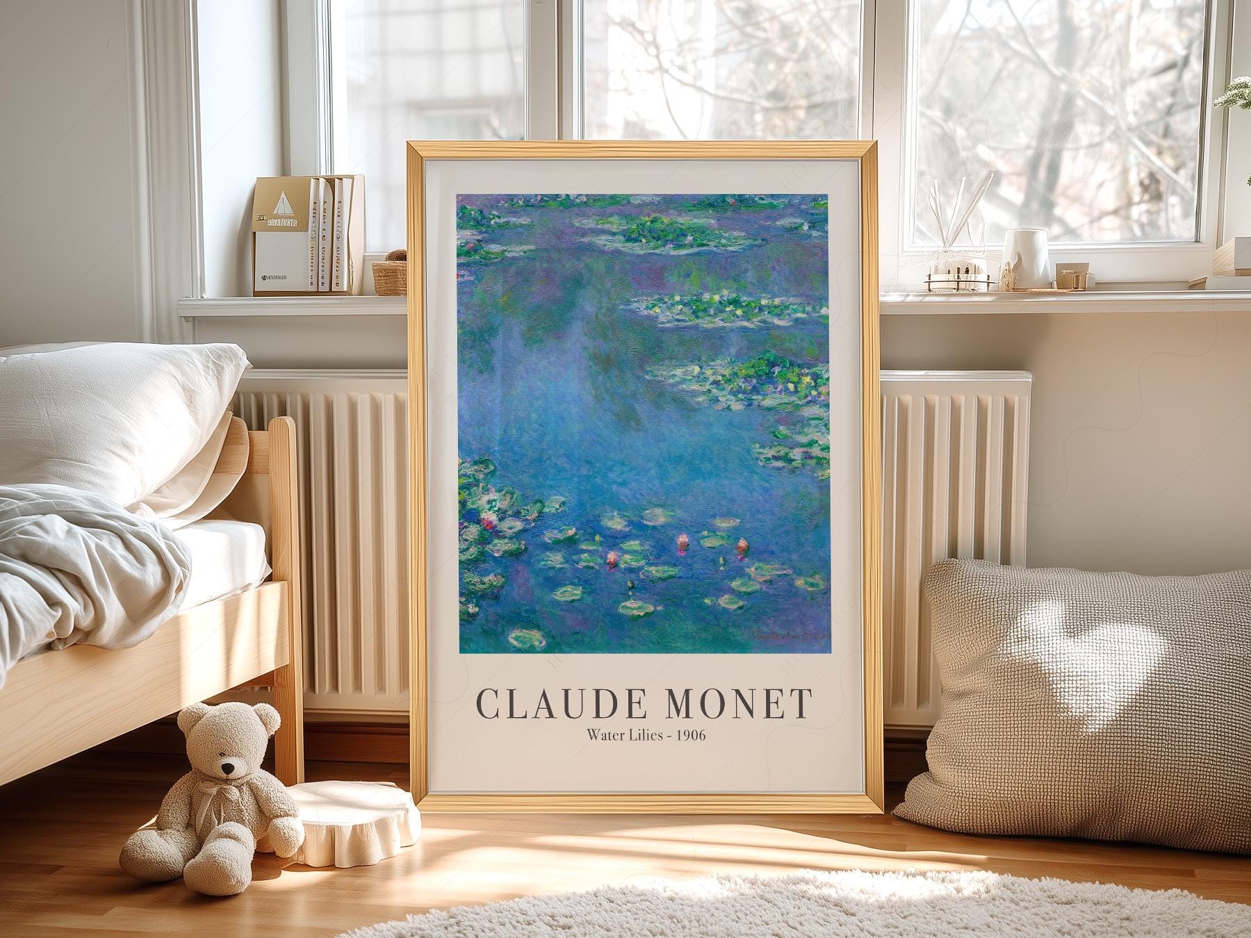 Claude Monet Water Lilies 1906 Art Print – Classic Wall Decor Poster