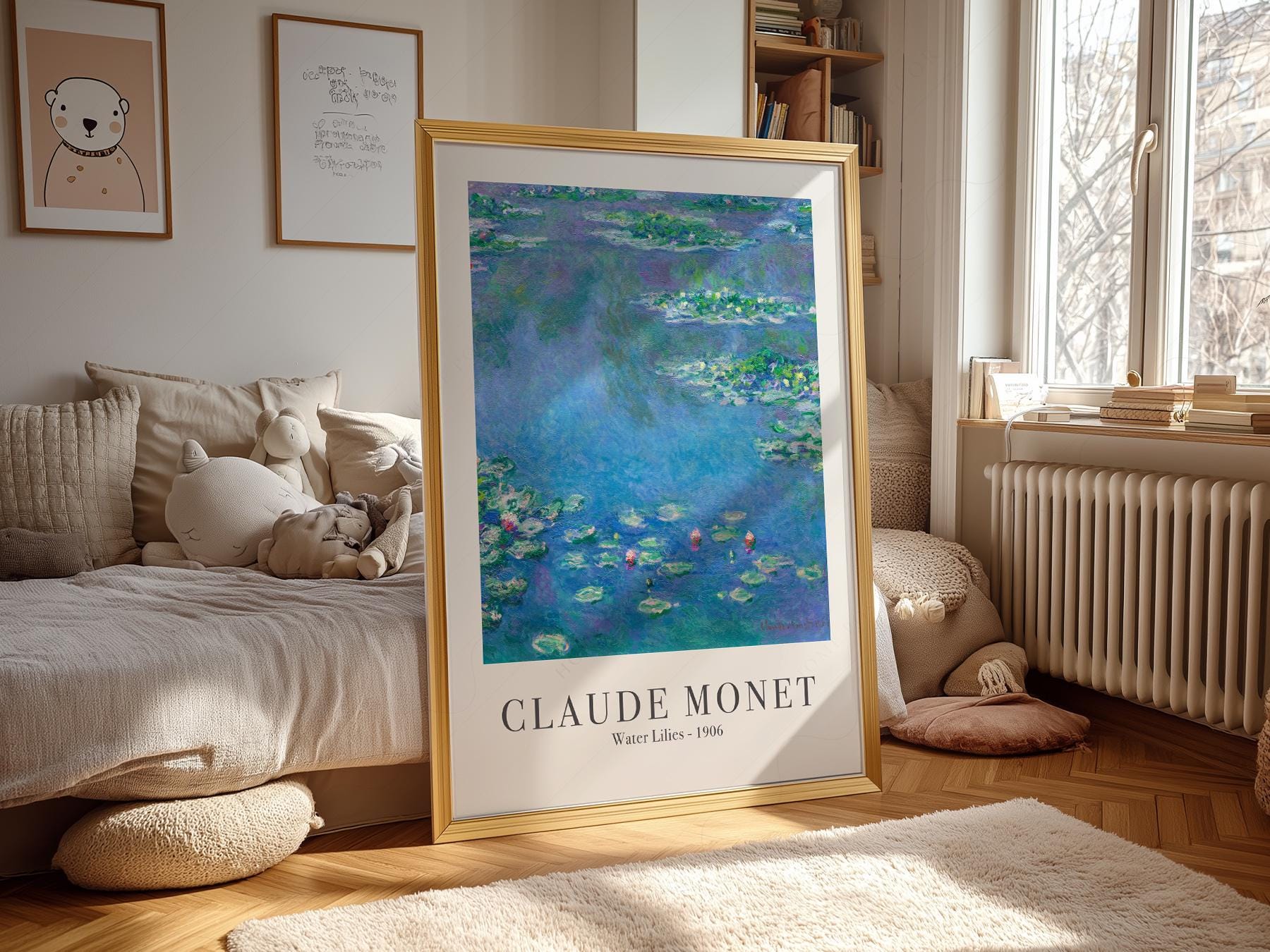 Claude Monet Water Lilies 1906 Art Print – Classic Wall Decor Poster