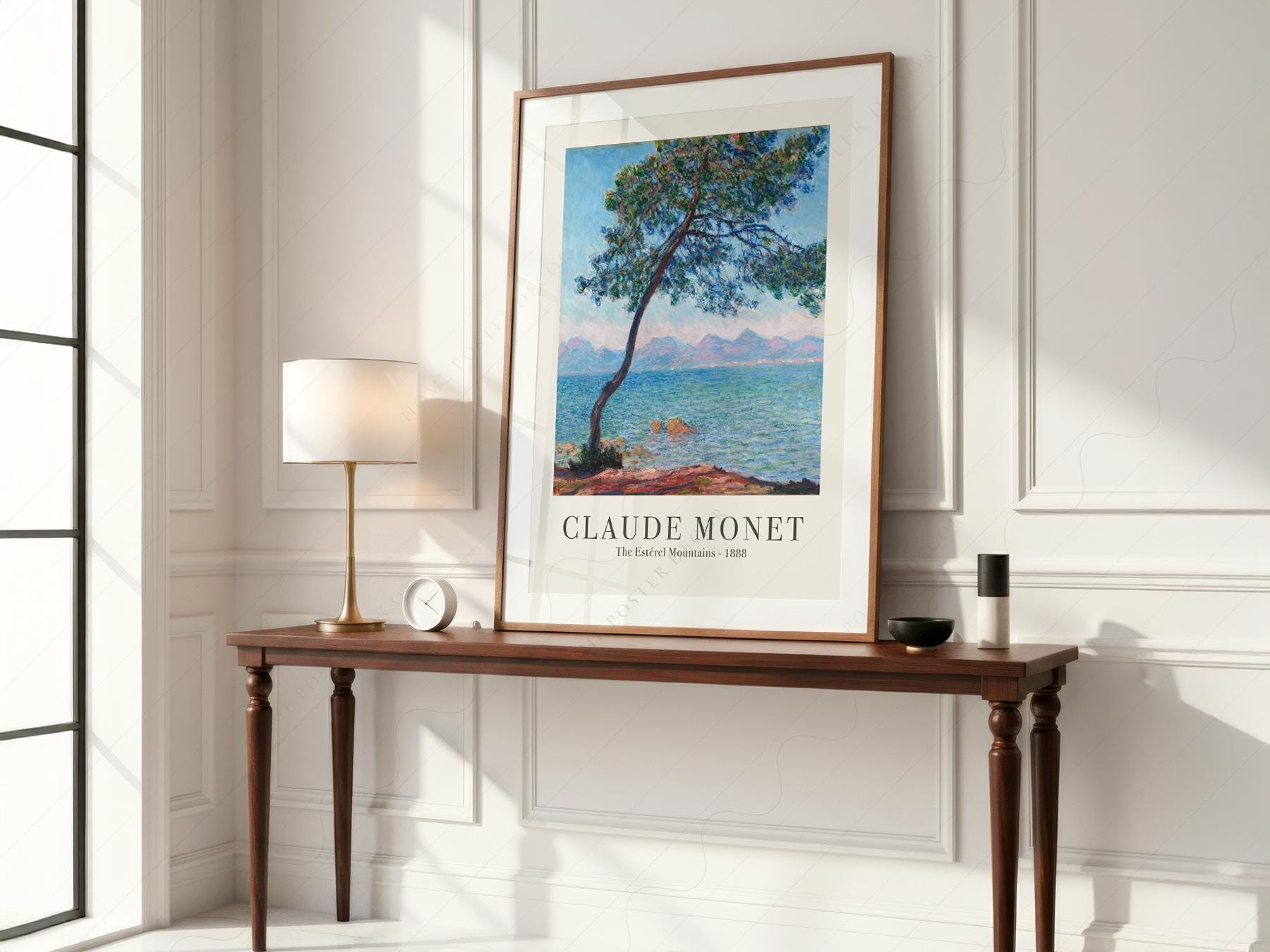 Claude Monet The Estérel Mountains Art Print – French Riviera Wall Art