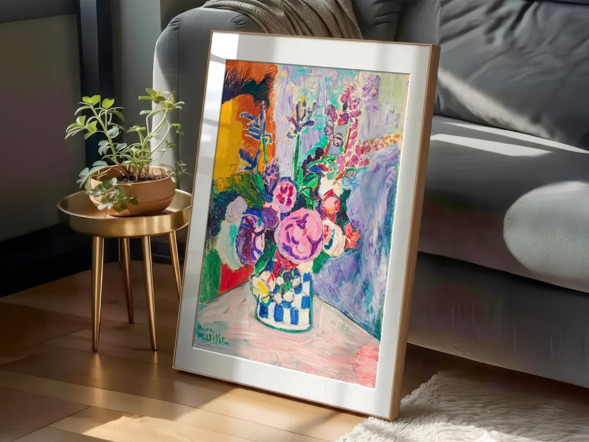 Henri Matisse Les Pivoines Art Print – Colorful Floral Wall Decor