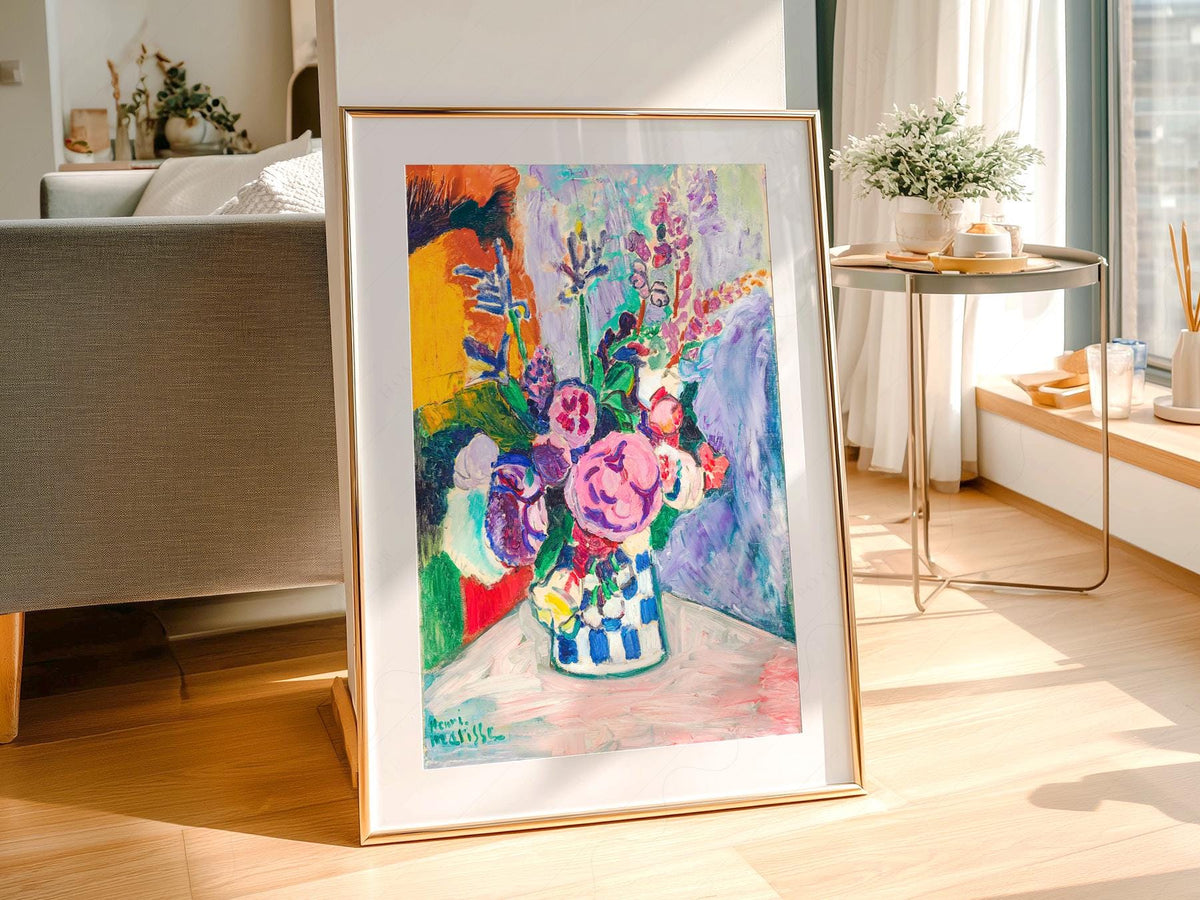 Henri Matisse Les Pivoines Art Print – Colorful Floral Wall Decor