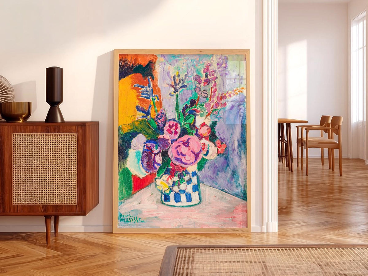 Henri Matisse Les Pivoines Art Print – Colorful Floral Wall Decor