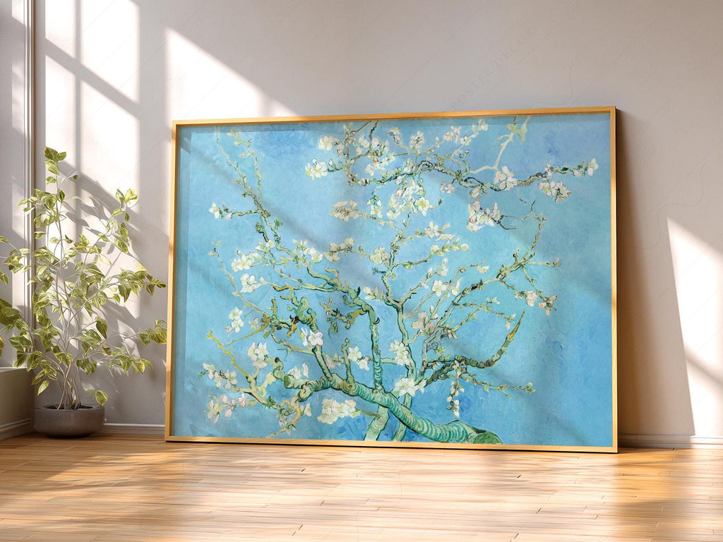 Van Gogh Almond Blossom Print – Famous Painting Wall Art Poster