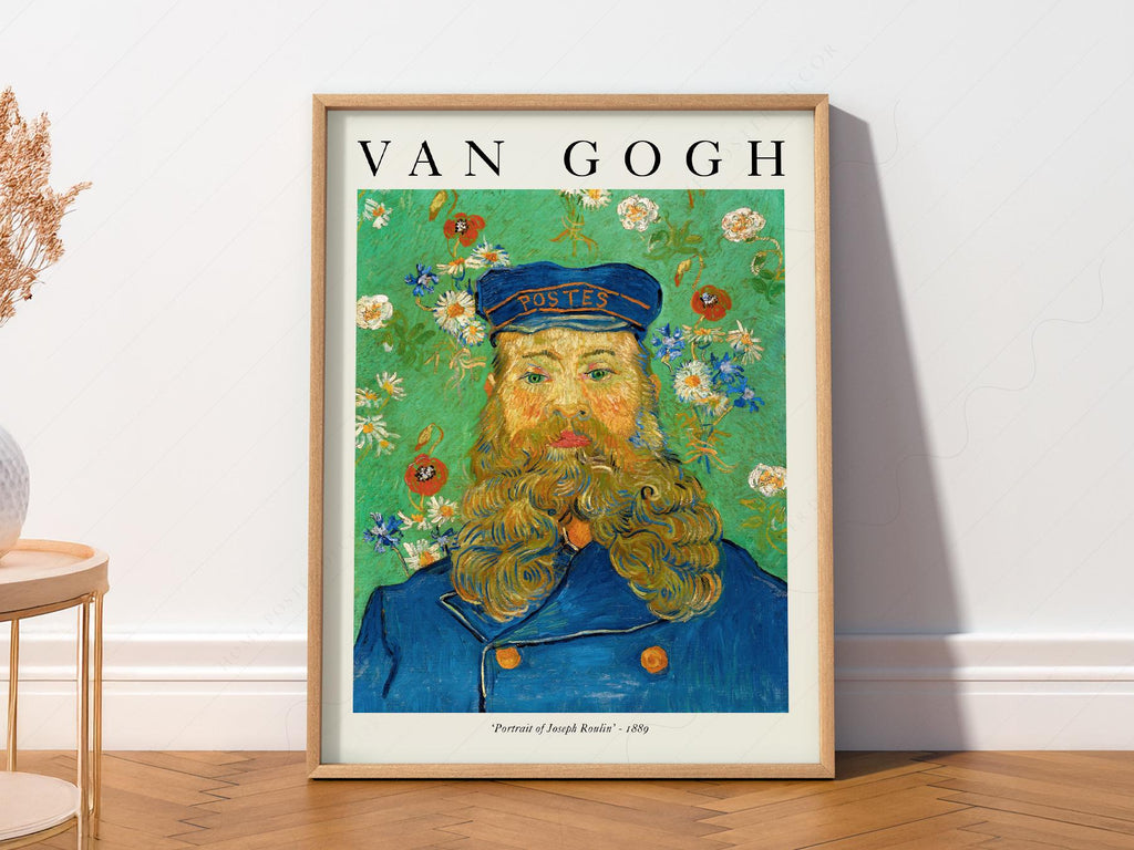 Van Gogh Portrait of Joseph Roulin Art Print – Famous Painting Wall Decor