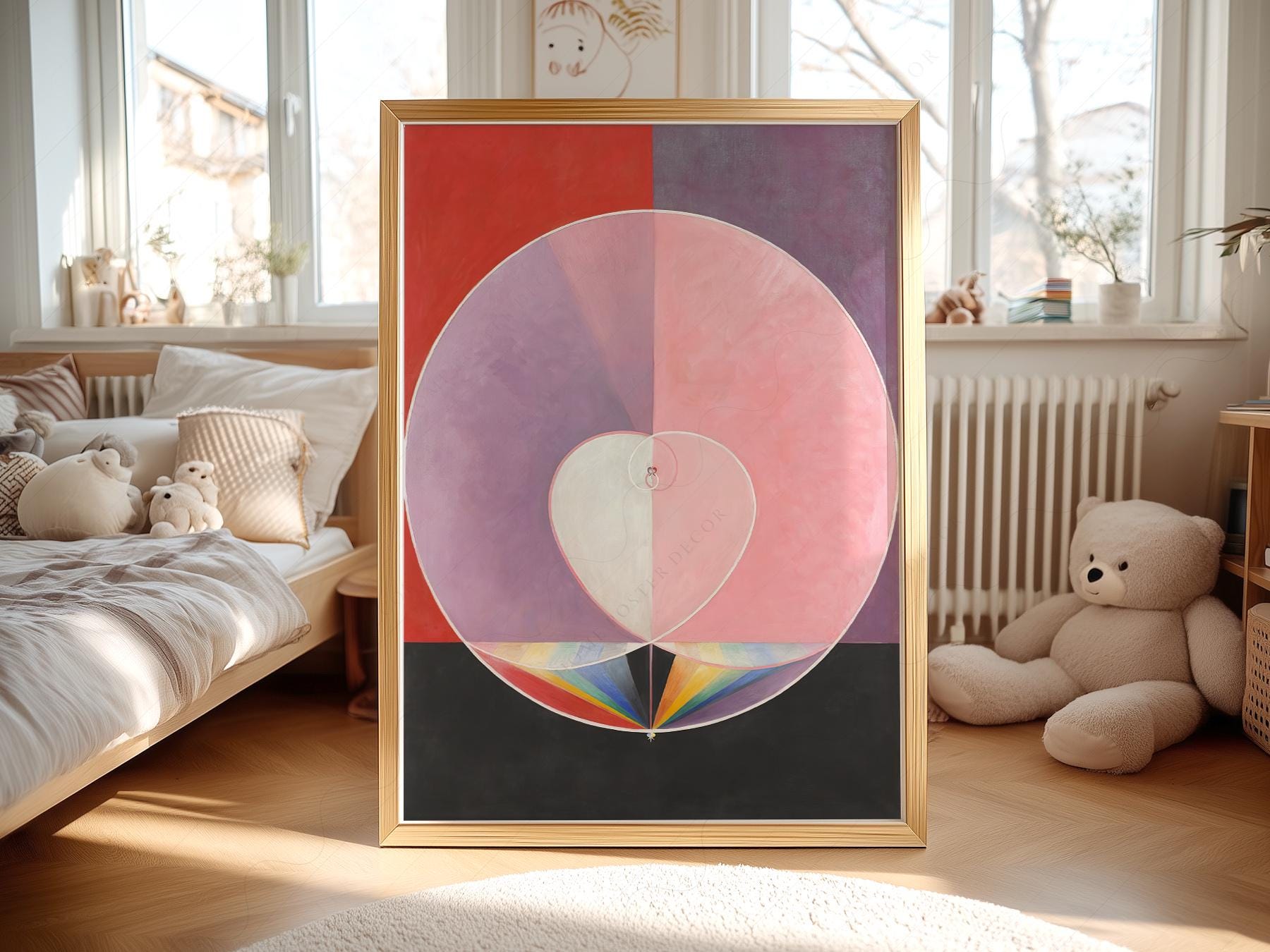 Hilma af Klint Doves No. 2 Art Print – Abstract Spiritual Wall Art