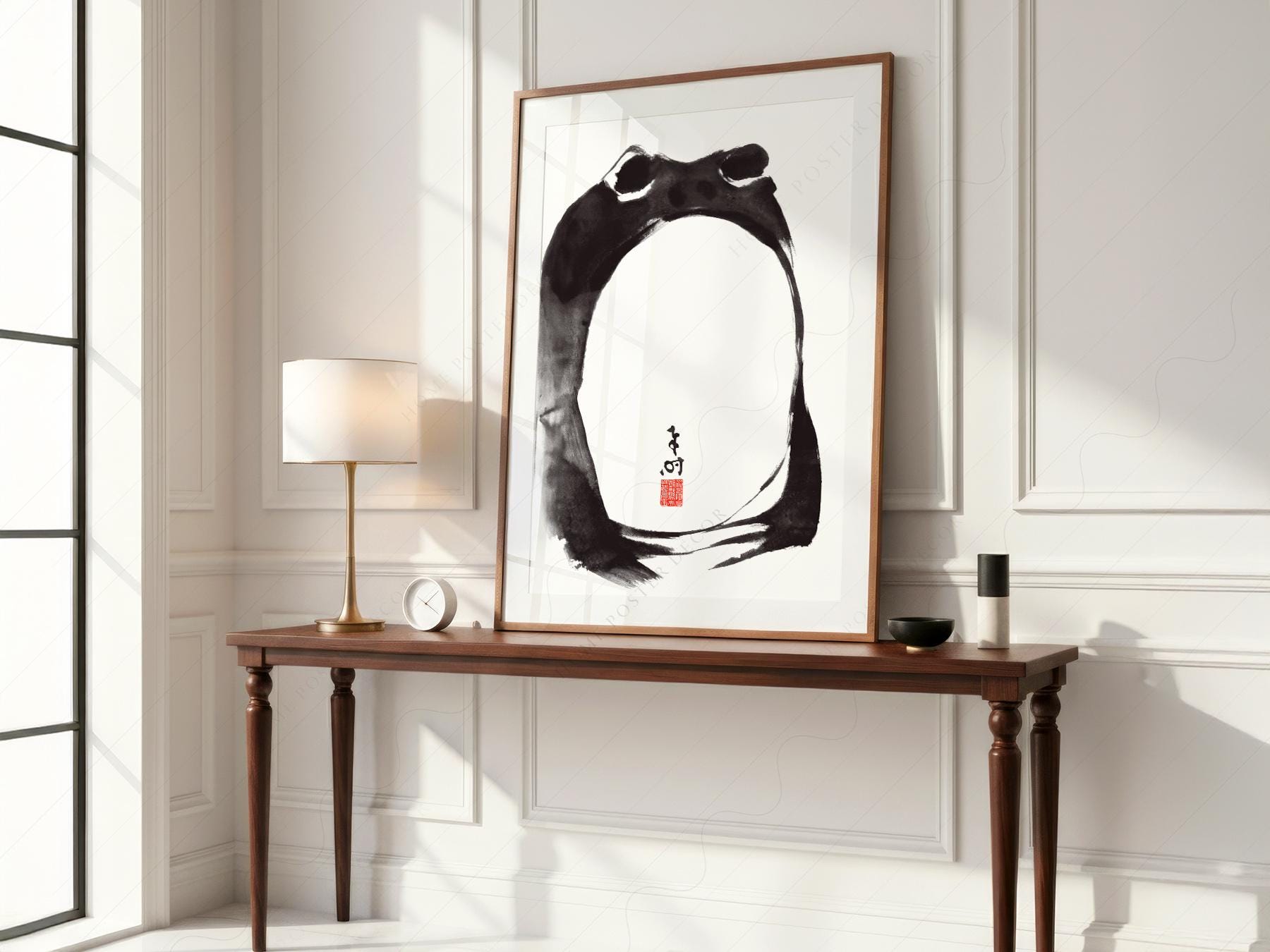 Matsumoto Hoji Frog Print – Japanese Ukiyo-e Wall Art Poster