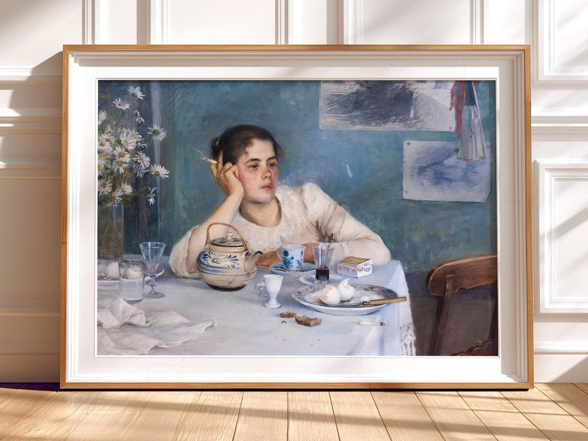 After Breakfast Art Print, Elin Danielson-Gambogi – Vintage Portrait