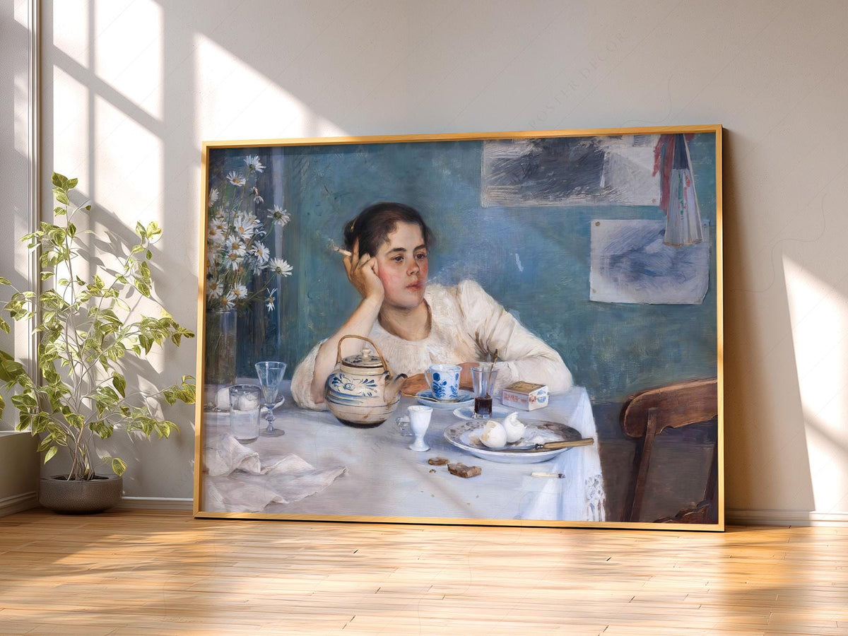 After Breakfast Art Print, Elin Danielson-Gambogi – Vintage Portrait