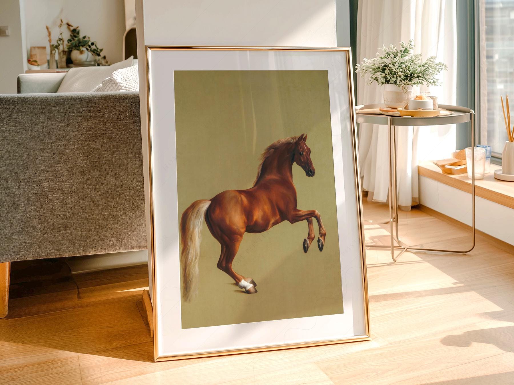 George Stubbs Whistlejacket Art Print – Classic Horse Portrait Wall Art