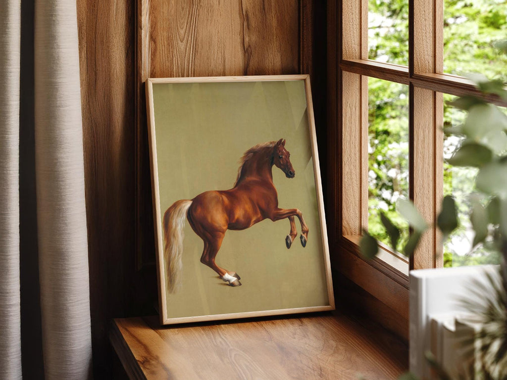 George Stubbs Whistlejacket Art Print – Classic Horse Portrait Wall Art
