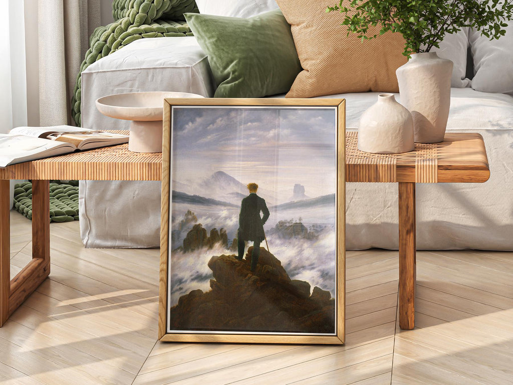 Caspar David Friedrich Wanderer, Above the Sea of Fog Print
