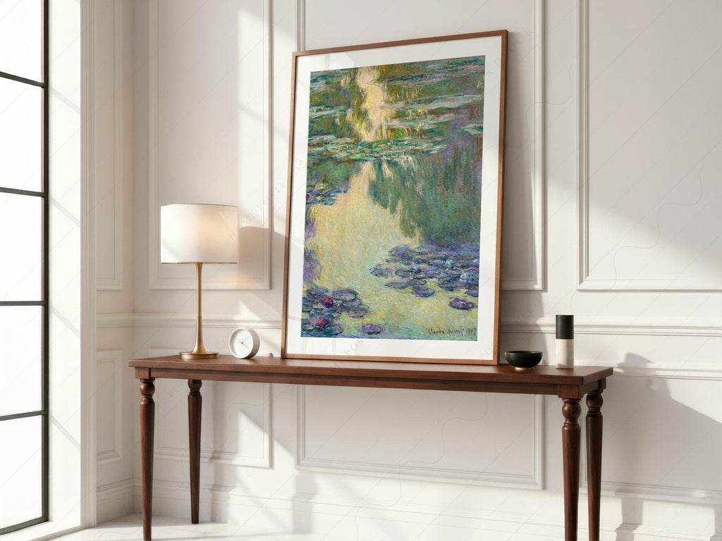 Claude Monet Water Lilies Art Print – Impressionist Poster Wall Decor