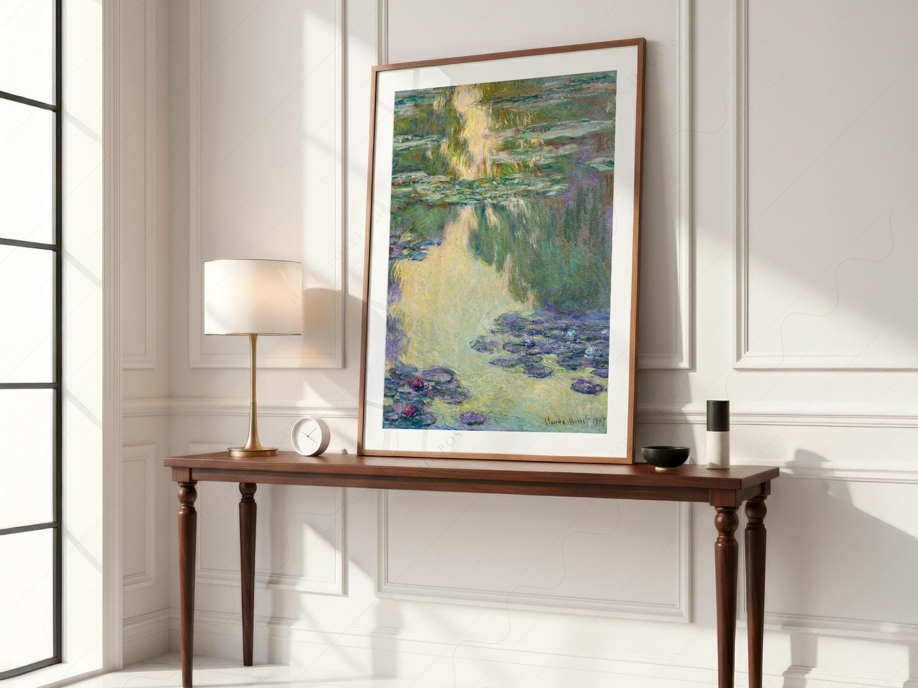 Claude Monet Water Lilies Art Print – Impressionist Poster Wall Decor