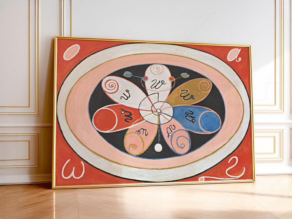 Hilma af Klint Evolution No. 15 Art Print – Abstract Spiritual Wall Art