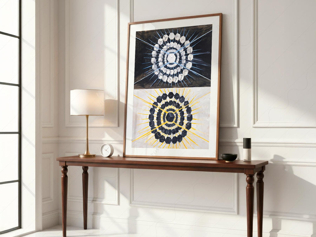 Hilma af Klint Swan Print – Abstract Geometric Wall Art Poster