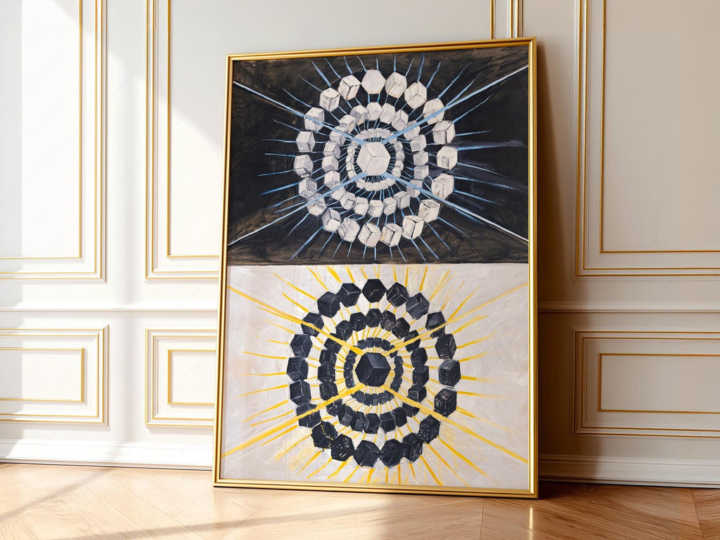 Hilma af Klint Swan Print – Abstract Geometric Wall Art Poster