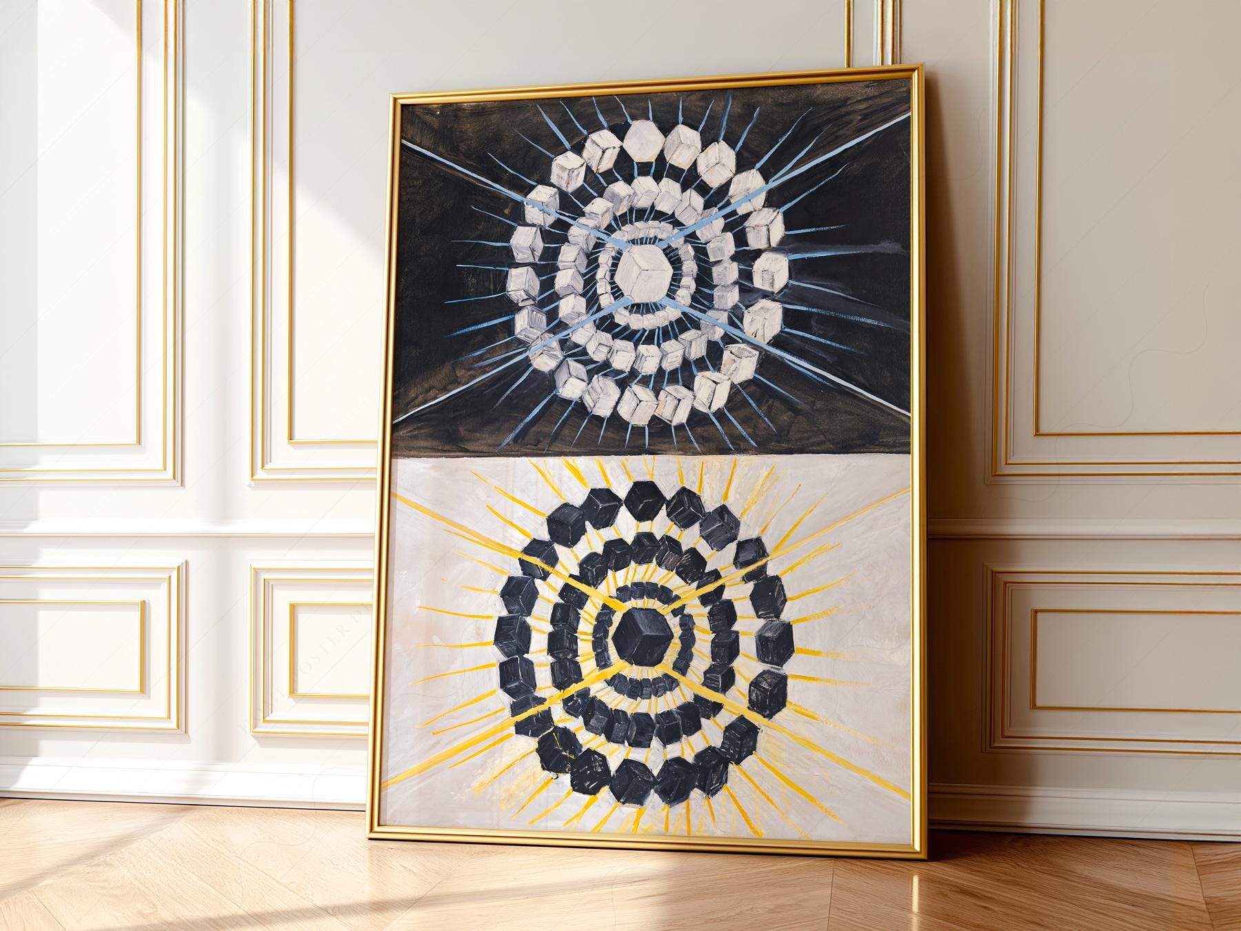 Hilma af Klint Swan Print – Abstract Geometric Wall Art Poster