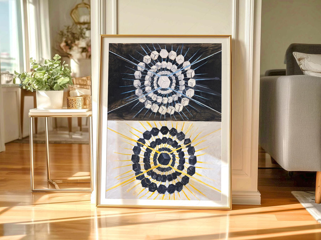 Hilma af Klint Swan Print – Abstract Geometric Wall Art Poster